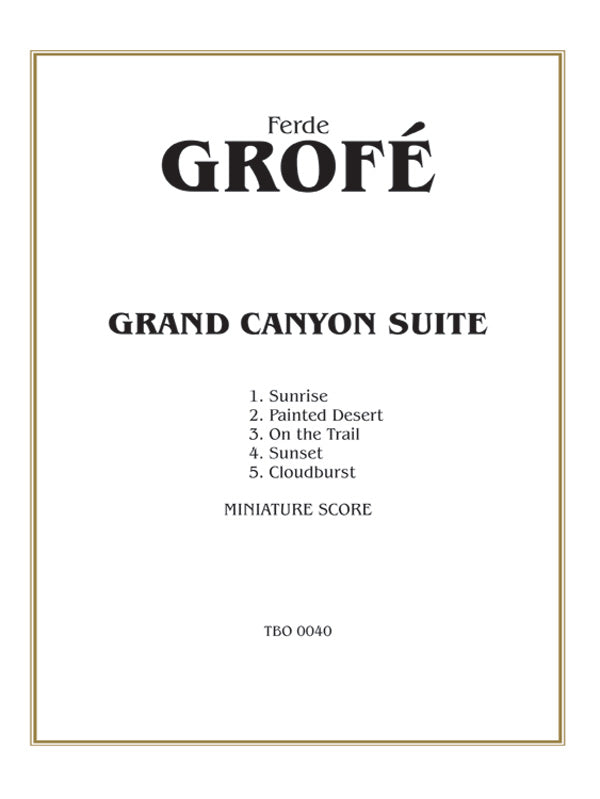 Grand Canyon Suite Cover Image