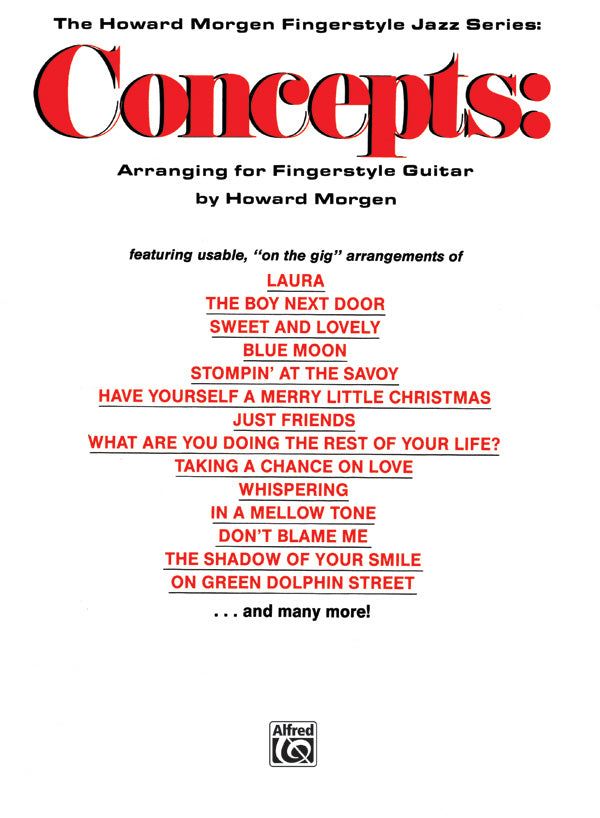 Concepts: Arranging for Fingerstyle Guitar Cover Image