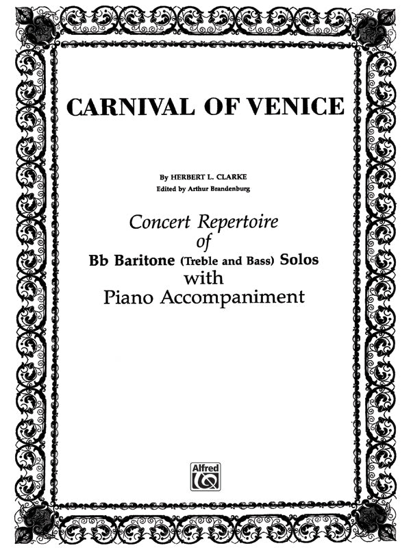 Carnival of Venice Cover Image