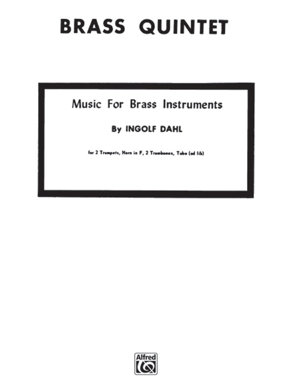 Music for Brass Instruments Cover Image