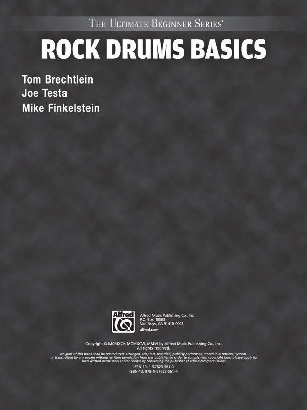 Ultimate Beginner Series: Rock Drums Basics Cover Image