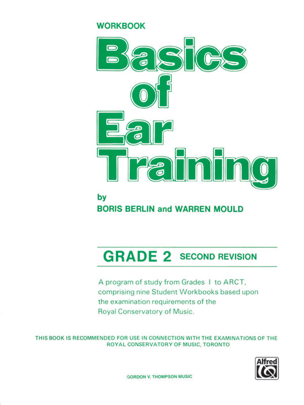 Basics of Ear Training, Grade 2 Cover Image