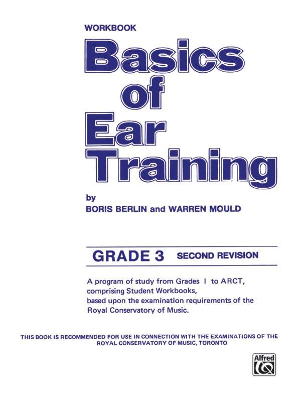 Basics of Ear Training, Grade 3 Cover Image