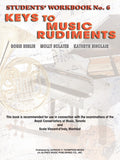 Keys to Music Rudiments: Students' Workbook No. 6 Cover Image