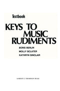 Keys to Music Rudiments: Textbook Cover Image