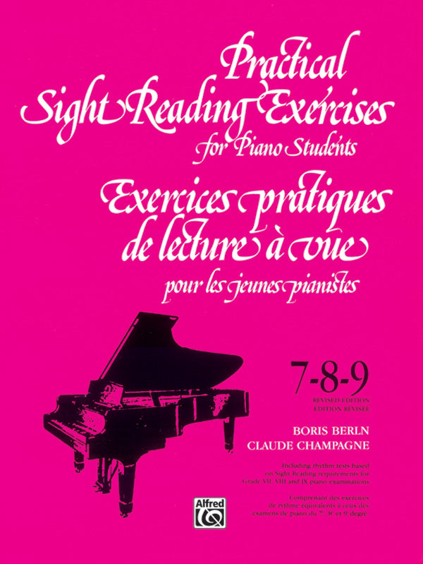 Practical Sight Reading Exercises for Piano Students, Books 7, 8, 9 Cover Image