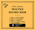 The New Music Students Practice Record Book Cover Image
