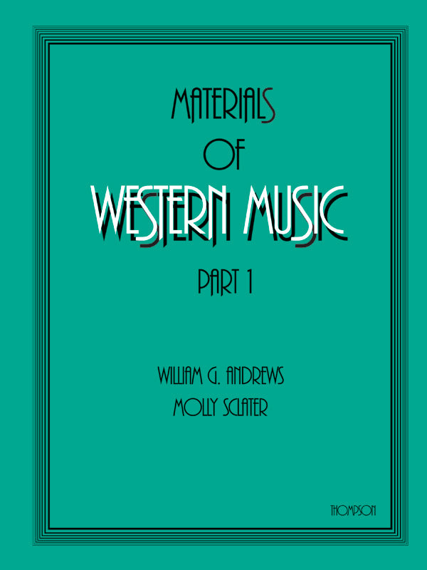 Materials of Western Music, Part 1 Cover Image
