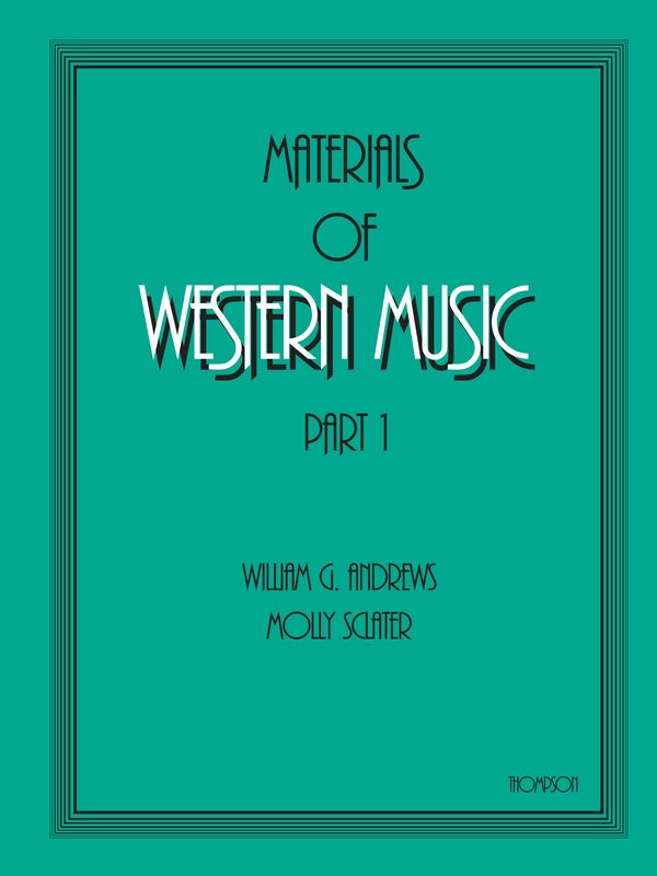 Materials of Western Music, Part 1 Cover Image