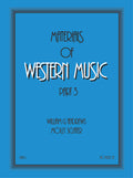 Materials of Western Music, Part 3 Cover Image