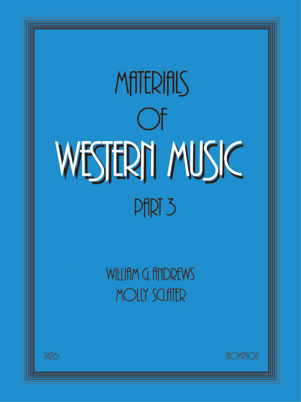 Materials of Western Music, Part 3 Cover Image