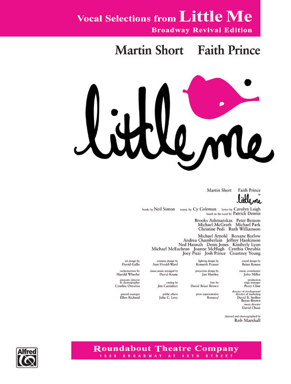 Little Me (Broadway Revival Edition): Vocal Selections Cover Image