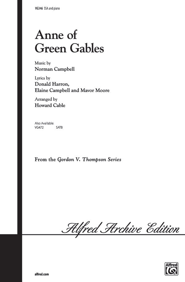 Anne of Green Gables Sheet Music Preview