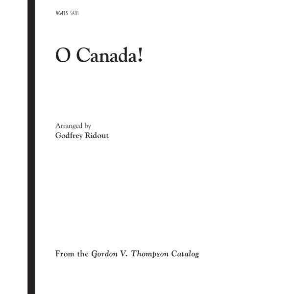 O Canada Sheet Music Preview