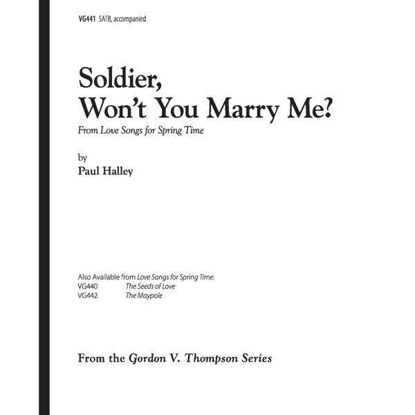 Soldier, Won't You Marry Me? (from <I>Love Songs for Springtime</I>) Sheet Music Preview