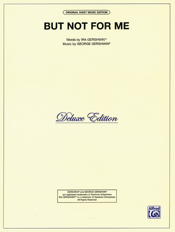 But Not for Me Sheet Music Preview