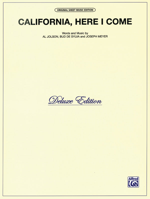 California Here I Come Sheet Music Preview