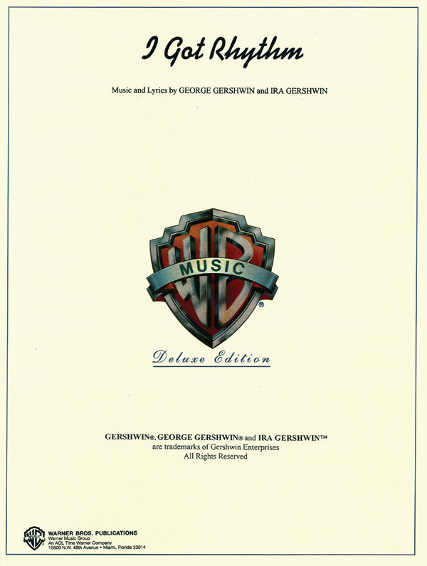 I Got Rhythm Sheet Music Preview
