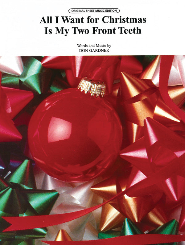 All I Want for Christmas Is My Two Front Teeth Sheet Music Preview