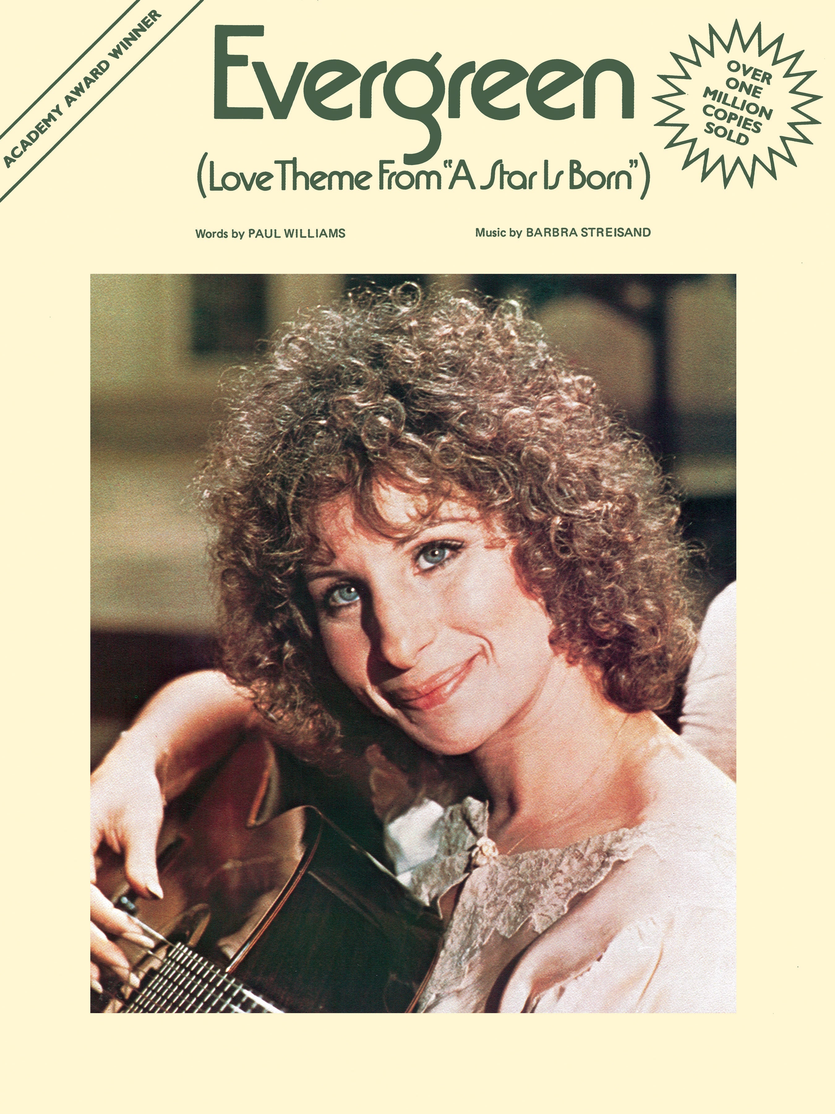 Evergreen (Love Theme from A Star Is Born) Sheet Music Preview