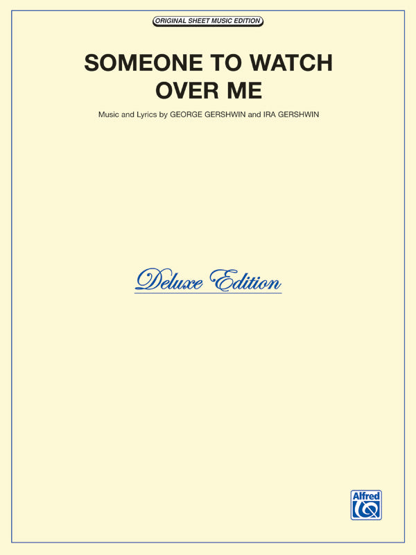 Someone to Watch Over Me Sheet Music Preview