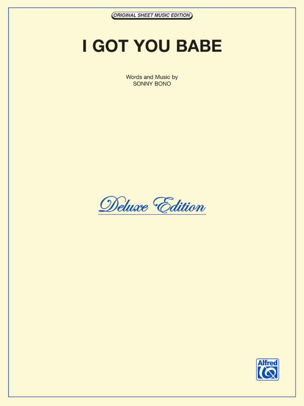 I Got You Babe Sheet Music Preview
