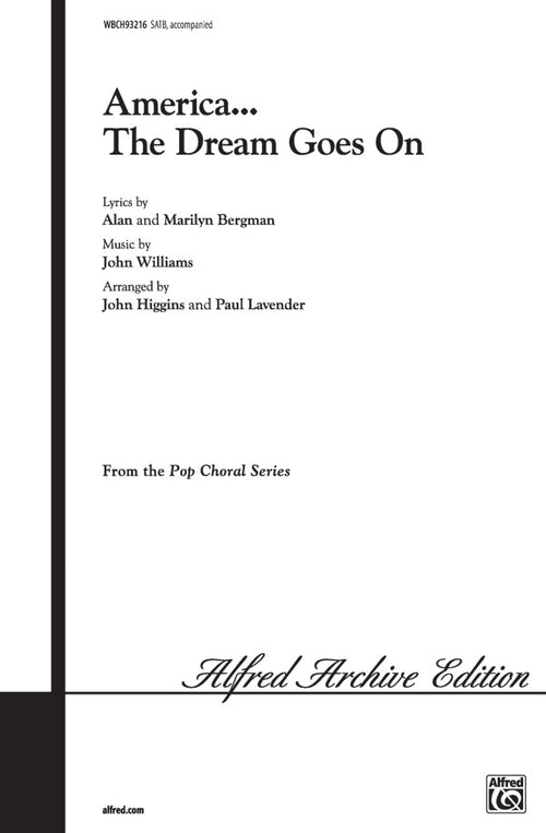 America . . . the Dream Goes On Cover Image
