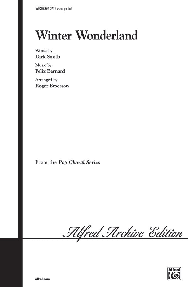 Winter Wonderland Sheet Music Preview