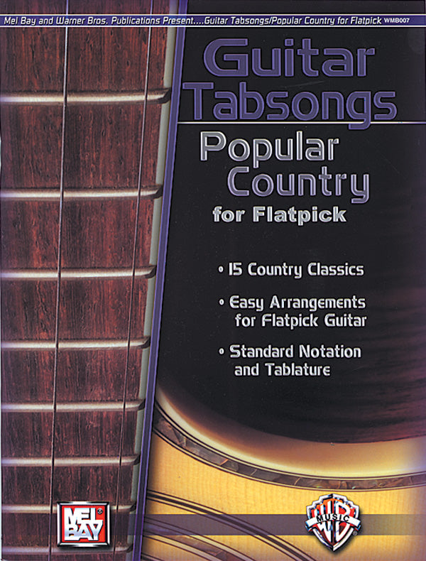 Guitar Tabsongs: Popular Country for Flatpick Cover Image