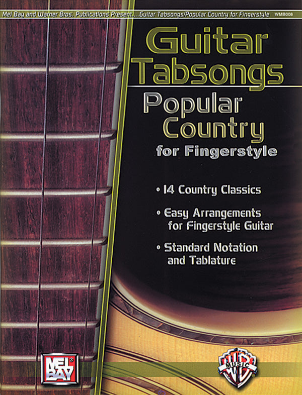 Guitar Tabsongs: Popular Country for Fingerstyle Cover Image