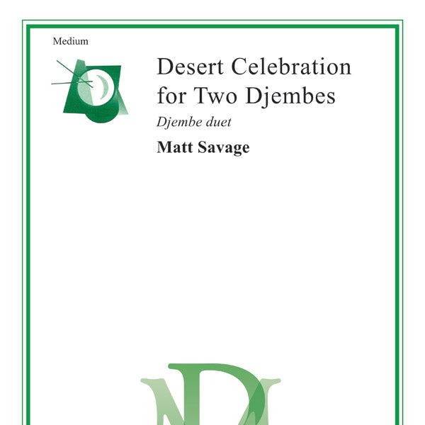 Desert Celebration for Two Djembes Sheet Music Preview