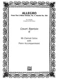 Allegro (from <I>E Minor Sonata #4</I>) Cover Image
