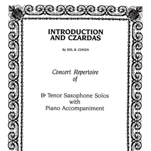 Introduction and Czardas Cover Image