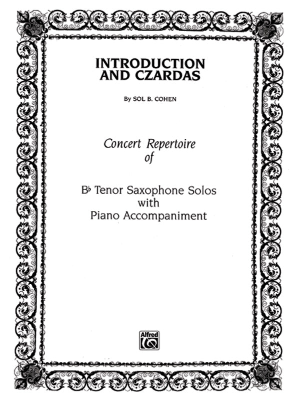Introduction and Czardas Cover Image