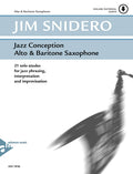 Jazz Conception Alto & Baritone Saxophone Cover Image