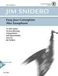 Easy Jazz Conception Alto Saxophone Cover Image