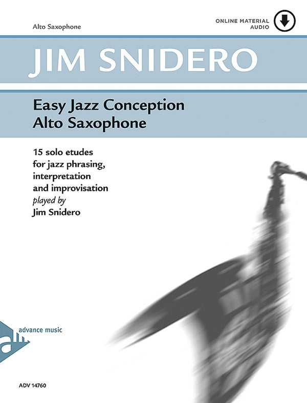 Easy Jazz Conception Alto Saxophone Cover Image