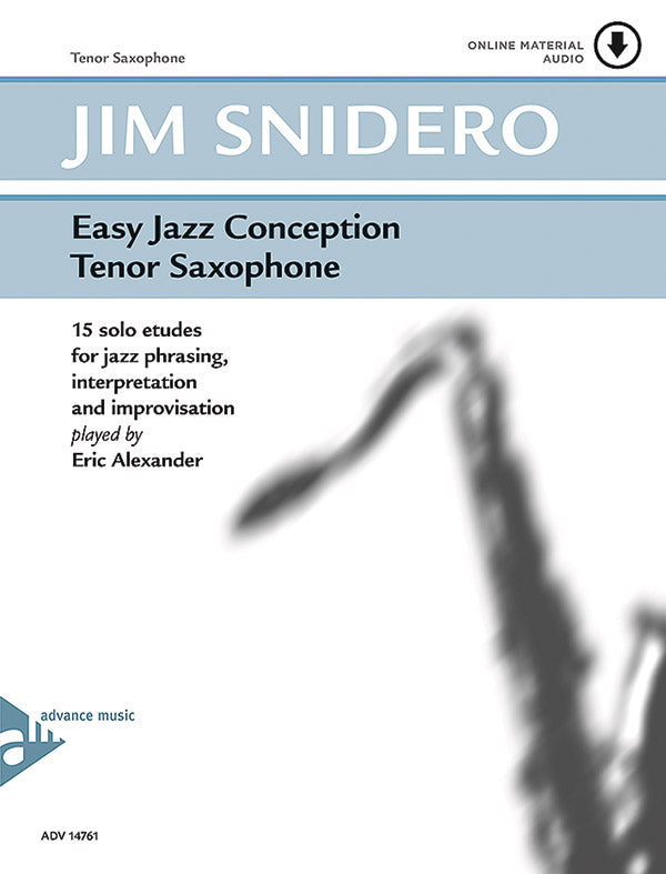 Easy Jazz Conception Tenor Saxophone Cover Image