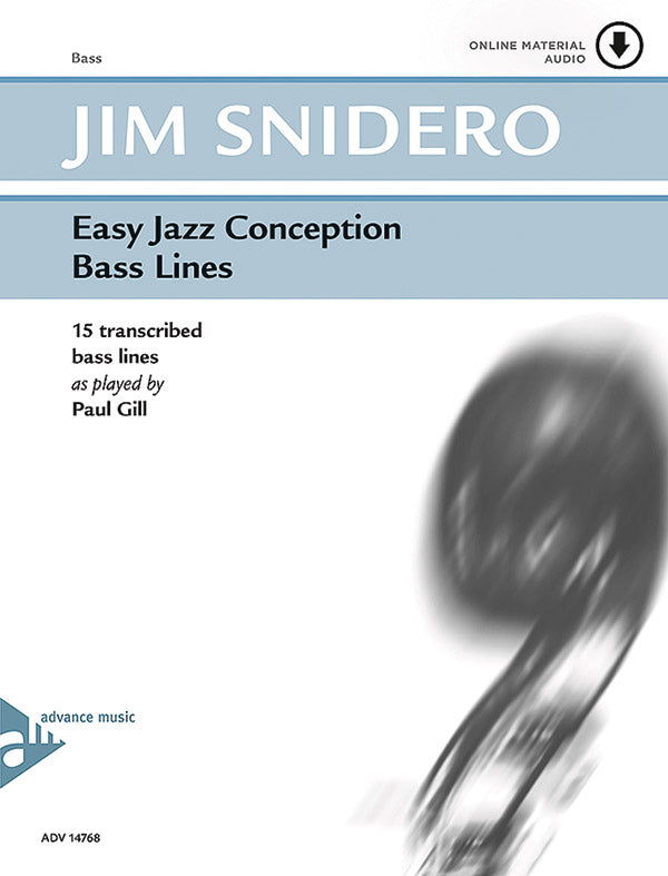 Easy Jazz Conception Bass Lines Cover Image