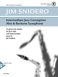 Intermediate Jazz Conception Alto & Baritone Saxophone Cover Image