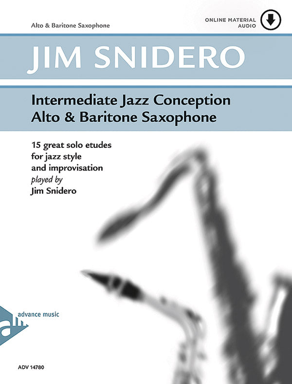 Intermediate Jazz Conception Alto & Baritone Saxophone Cover Image
