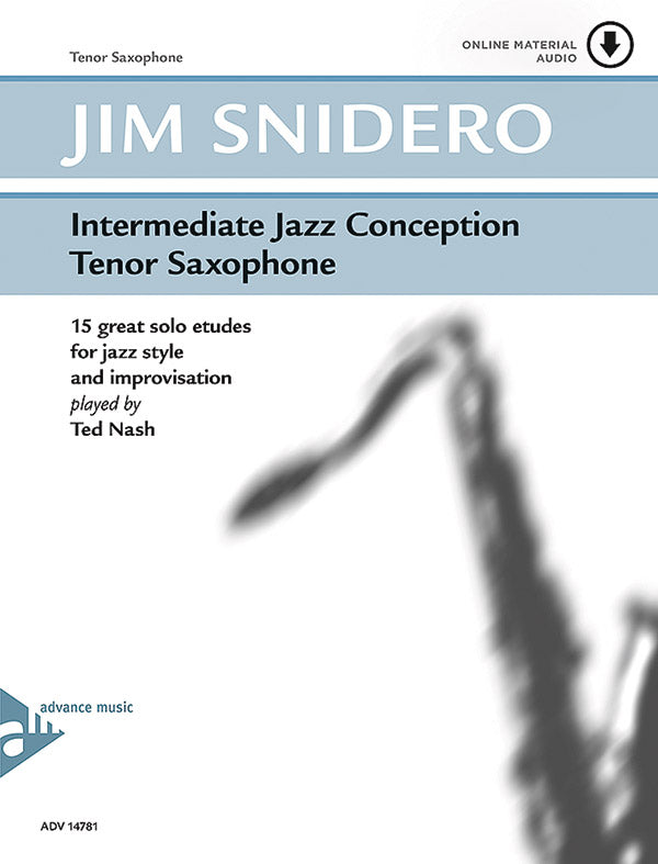 Intermediate Jazz Conception Tenor Saxophone Cover Image