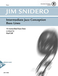 Intermediate Jazz Conception Bass Lines Cover Image