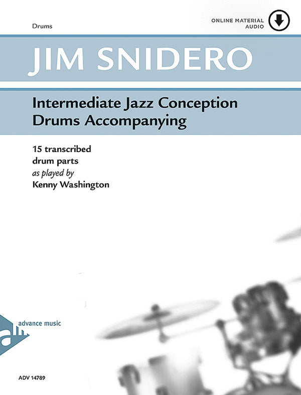 Intermediate Jazz Conception Drums Accompanying Cover Image