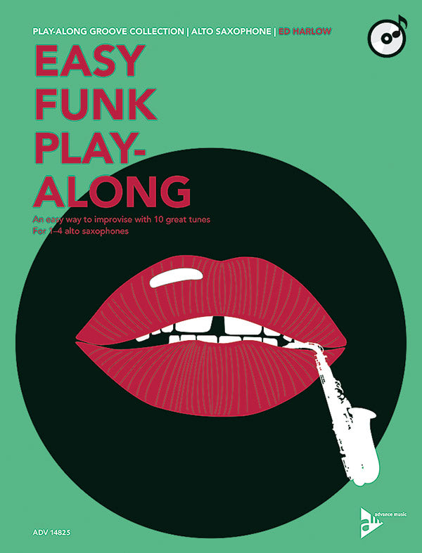 Easy Funk Play-Along: Alto Saxophone Cover Image