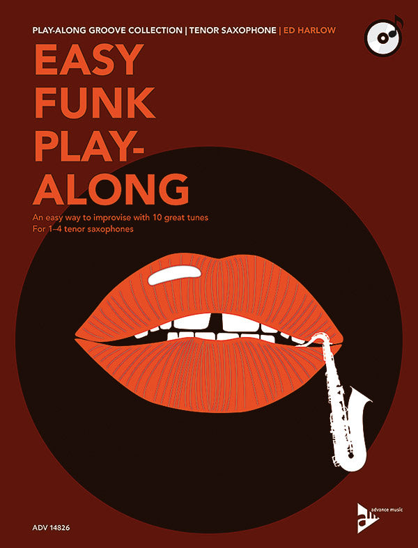 Easy Funk Play-Along: Tenor Saxophone Cover Image