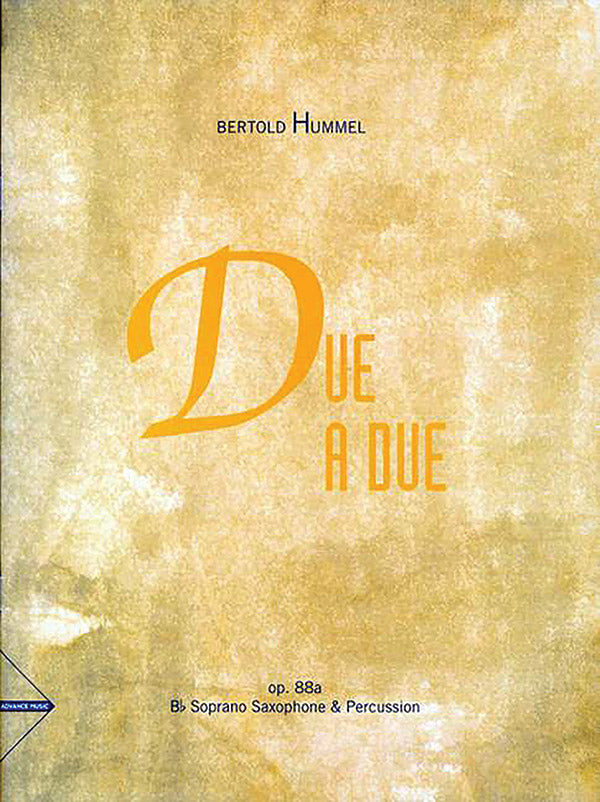 Due a Due, Opus 88a Cover Image