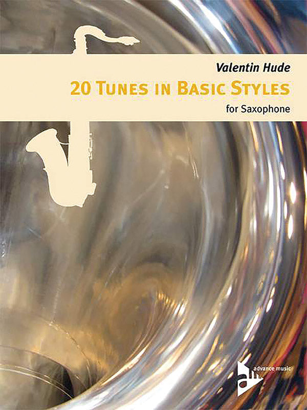 20 Tunes in Basic Styles for Saxophone Cover Image