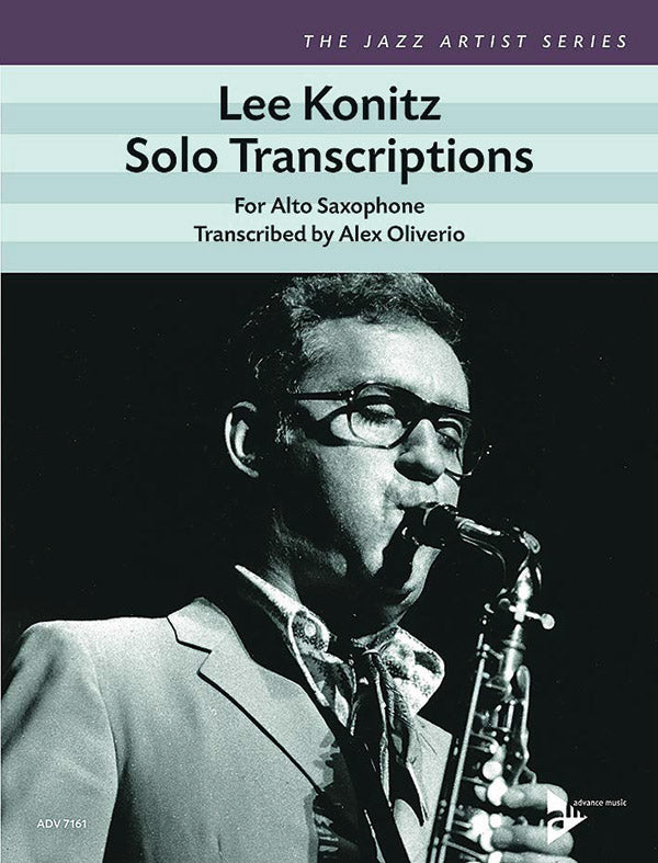 Lee Konitz Solo Transcriptions for Alto Saxophone Cover Image