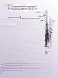 Sax Streichquartett E-flat Dur Cover Image